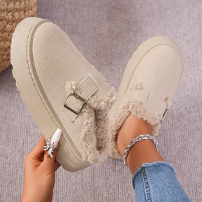 Sandália Feminina Alce Pantufa de Pelúcia Conforto e Estilo Vercc