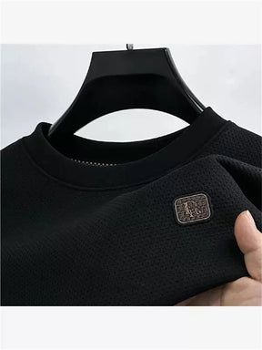 Camisa Masculina DG Casual Luxuosa Malha de Pelúcia