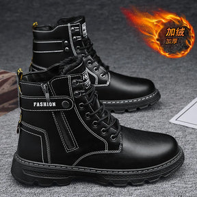 Bota de Couro Masculina Ronik Resistente