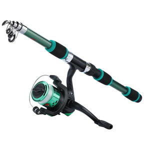 Kit Pesca Completo - Vara 1.80M e Molinete 5.2:1 + Brinde - Arrasto Max 5Kg