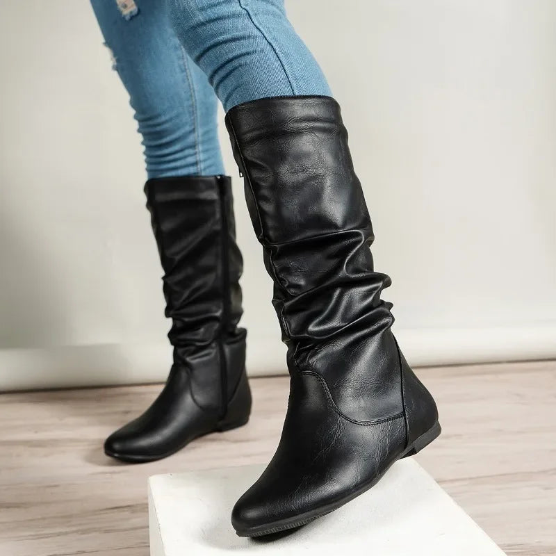 Bota Casual  Cano Alto Feminino