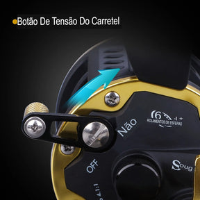 Carretilha Tambor Geração 2024 Drag - 25Kg