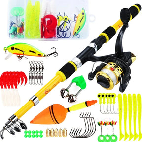 Kit Pesca Completo - Vara 1.80M e Molinete 5.2:1 + Brinde - Arrasto Max 5Kg