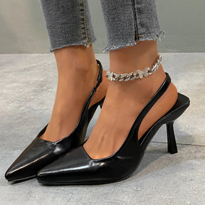 Salto Cortez Feminino Elegante
